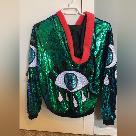 Sequin Eye Festival Jacket - Picture 1 of 2